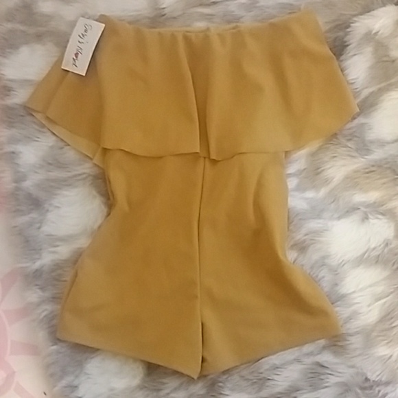 🔥⚡️Cute Mustard Romper✨💥 - Picture 5 of 5